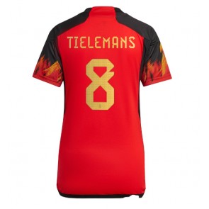 Lacne Ženy Futbalové dres Belgicko Youri Tielemans #8 MS 2022 Krátky Rukáv - Domáci